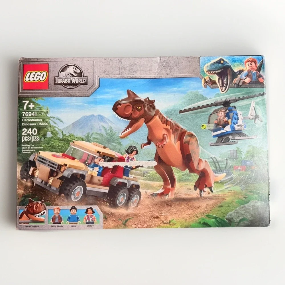 LEGO Jurassic World 76941 Carnotaurus Dinosaur Chase Complete w/ Box Manual